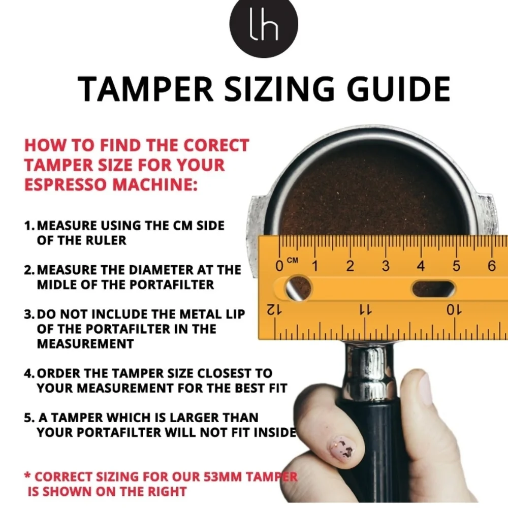 58mm Calibrated Coffee Tamper